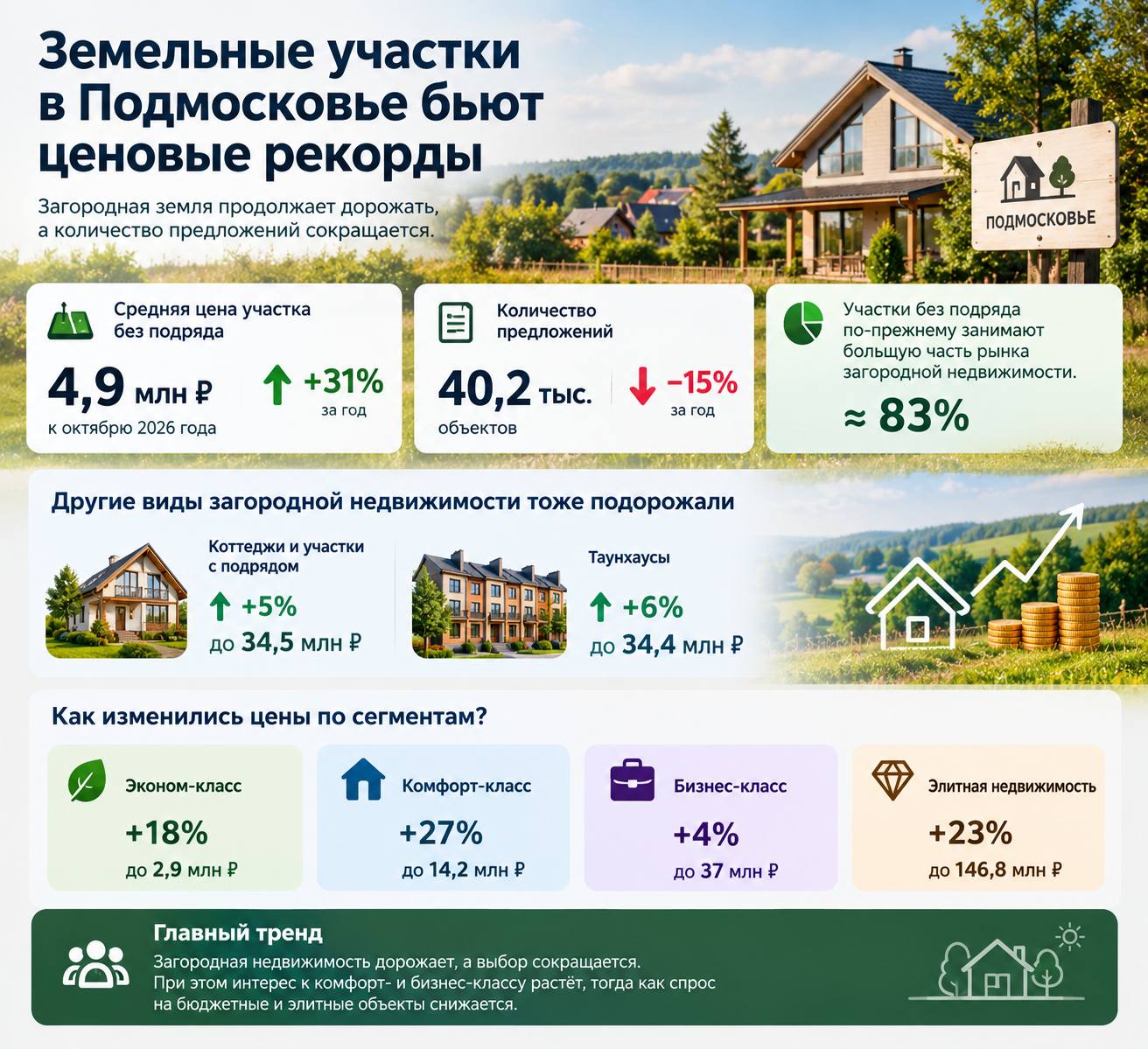 Подмосковье снова бьёт рекорды