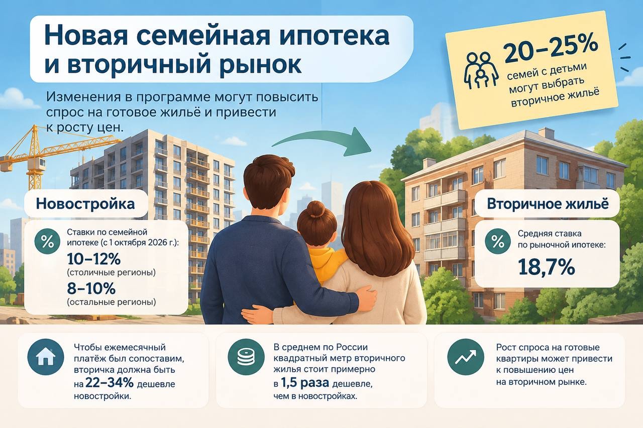 Новая семейная ипотека